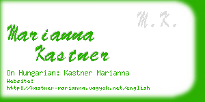 marianna kastner business card